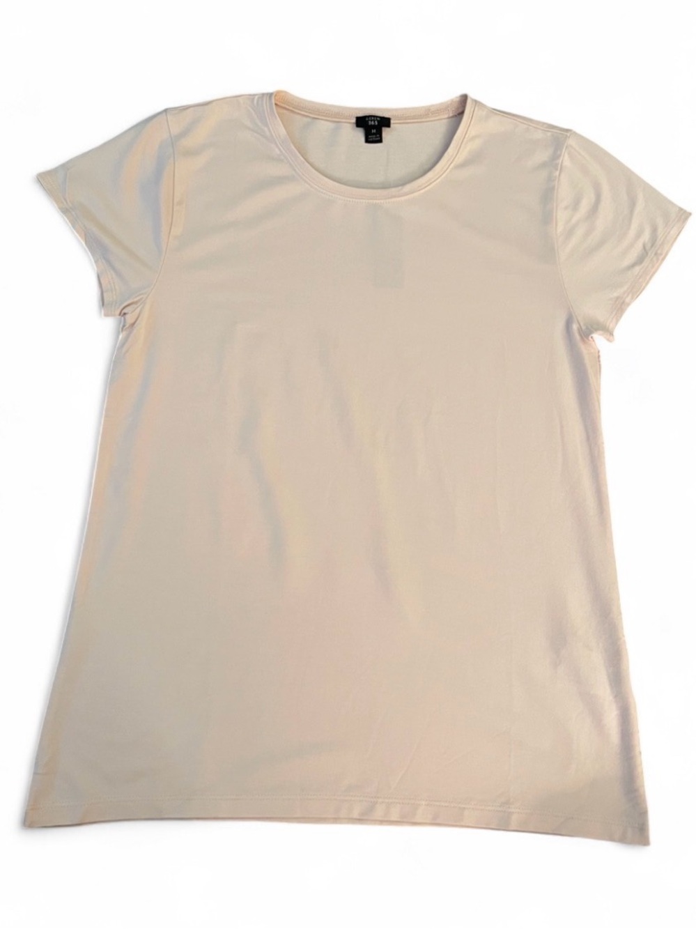 NWT J. Crew 365 Subtle Pink Short Sleeve Shirt Womens Size Medium
